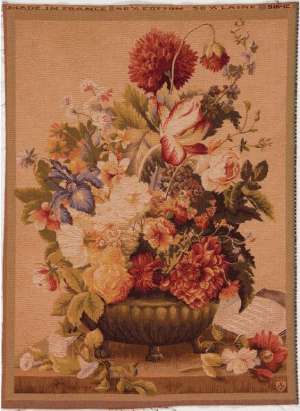Гобелен «Букет тюльпанов» Bouquet Tulipe Clair Background ☞ Размер: 75 x 100 см