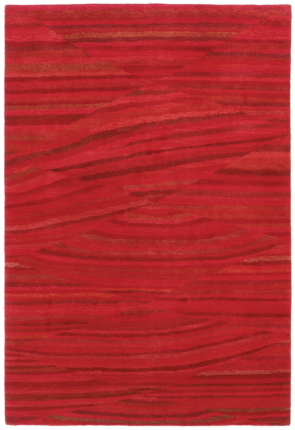 Дизайнерский ковер ручной работы Gamba Siano красный от Яна Ката