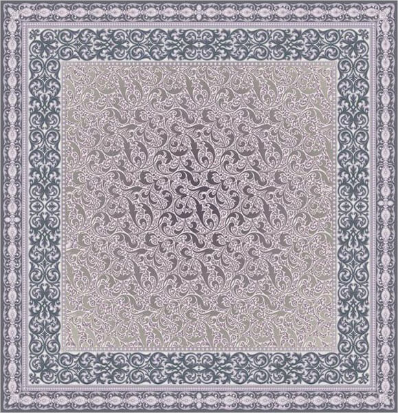Дизайнерский ковер ручной работы Palladio фиолетового цвета