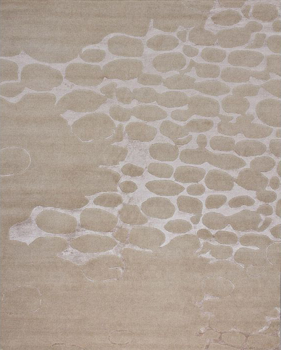 Дизайнерский ковер ручной работы Cobble Sand