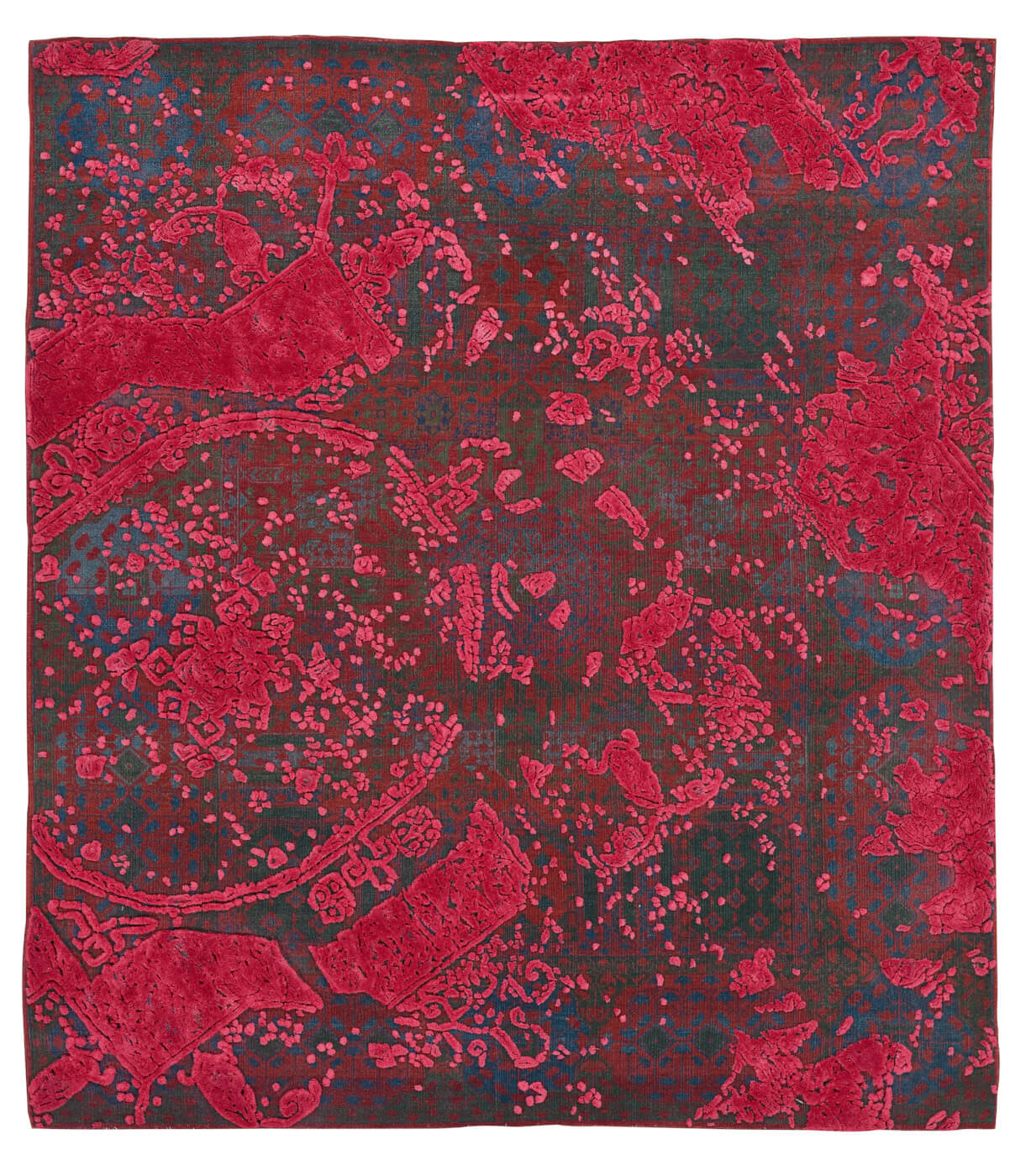 Ковер Malena красный из коллекции Яна Ката в стиле модерн