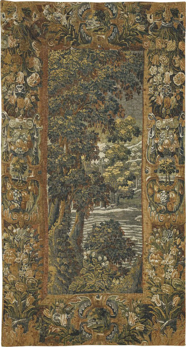 Гобелен «Де Бон» Verdure De Beaune ☞ Размер: 280 x 150 см