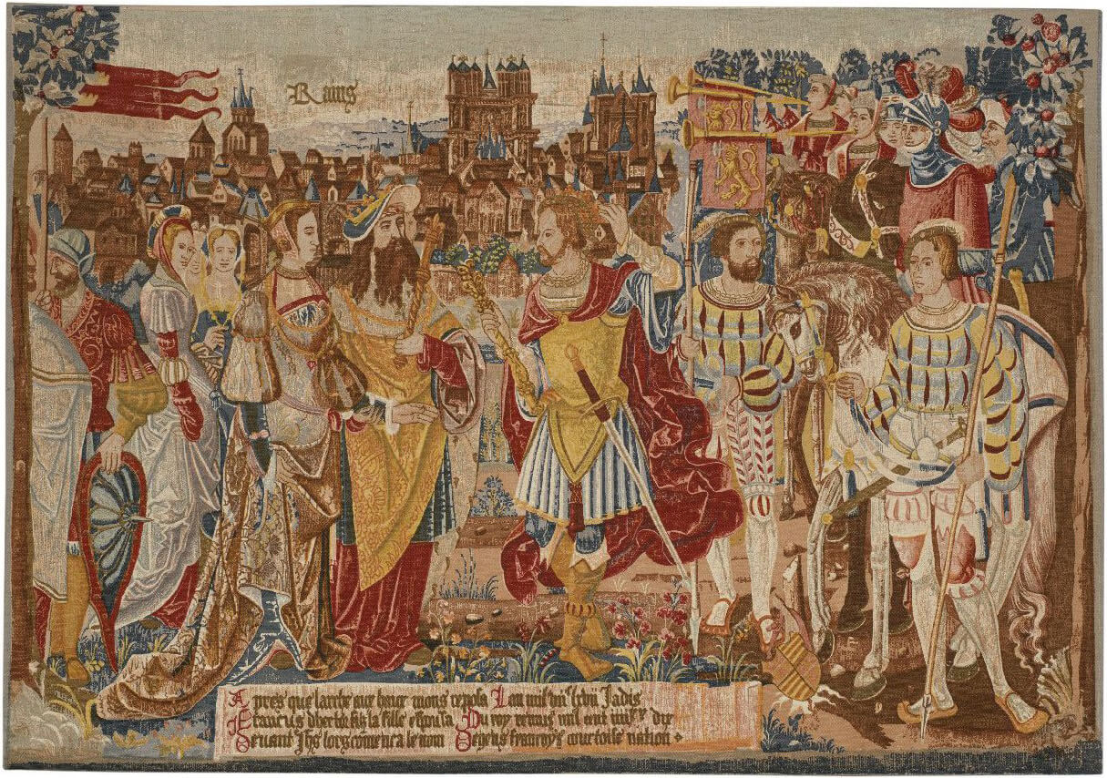 Гобелен «Королевский брак» Histoire Fabuleuse Des Rois Des Gaules ☞ Размер: 140 x 200 см