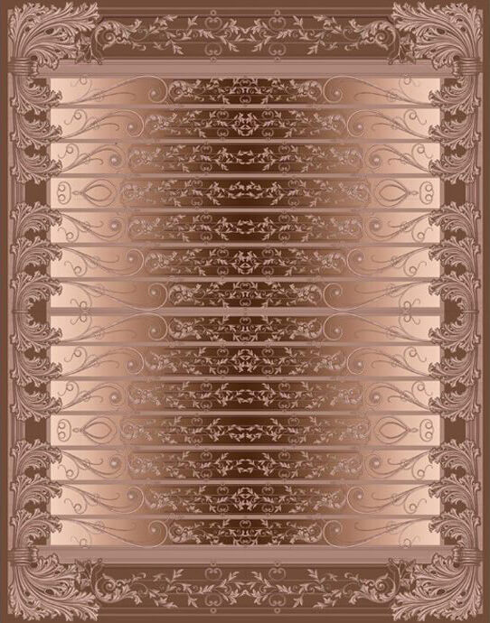 Дизайнерский ковер Edem коричневого цвета от Alexander's Collection