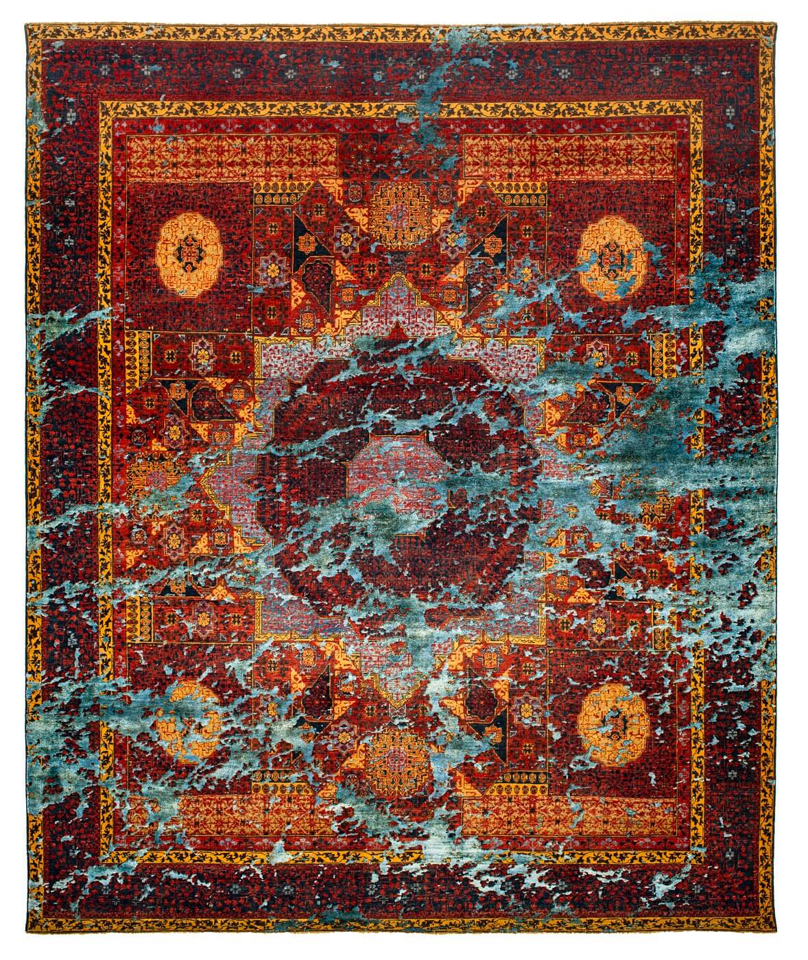 Элитный ковер ручной работы Mamluk Columbus Sky