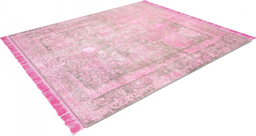 Ковер Rajasthan No.13 Low Pile Soft Pink on Natural Grey