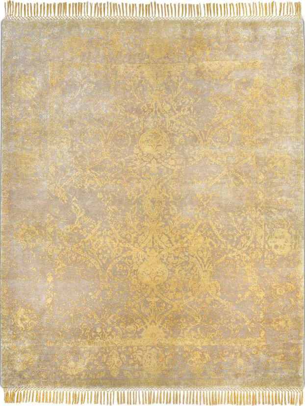 Ковер с орнаментом Rajasthan Tibetan Doma No.3 Light Gold ☞ Размер: 270 x 360 см