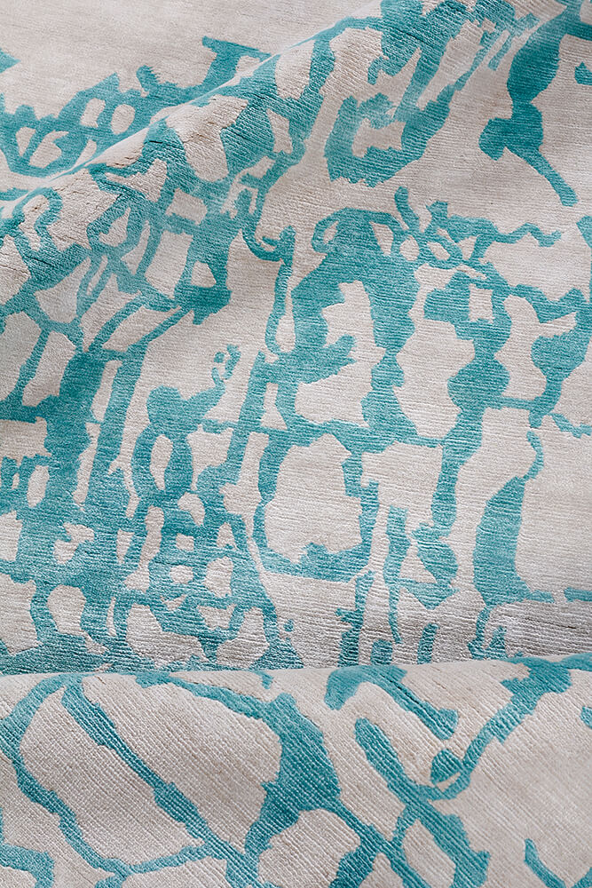 Современный дизайнерский ковер Tichka turquoise