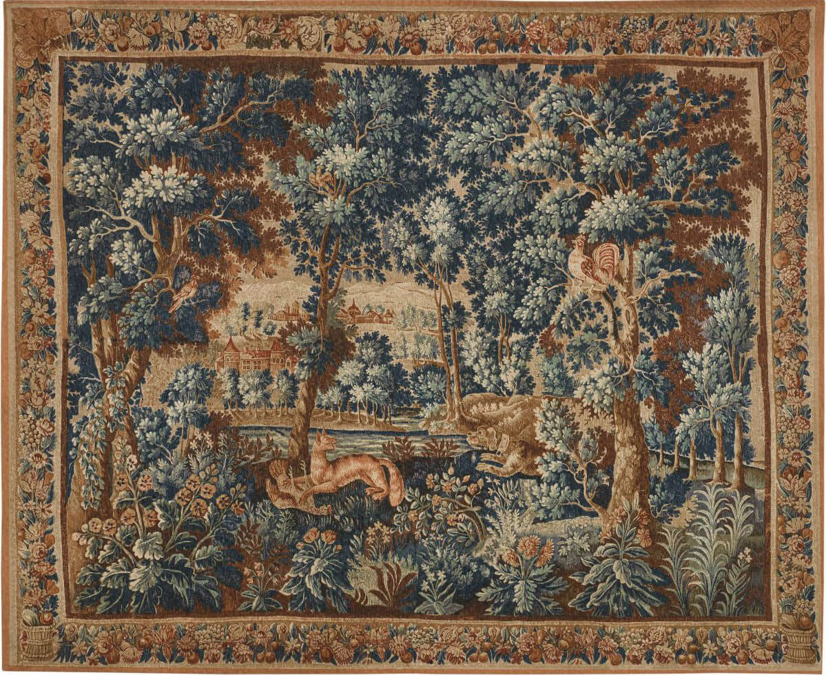 Гобелен «Фландрия» Verdure Des Flandres (G.B.) ☞ Размер: 200 x 245 см