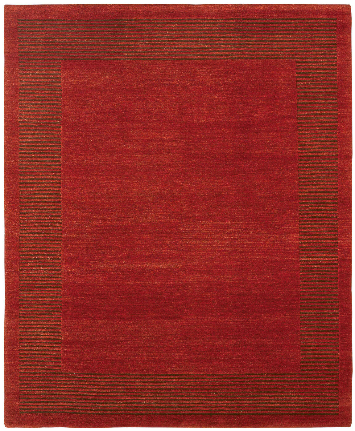 Ковер Full Deep Border 2 красный из коллекции Яна Ката в стиле модерн