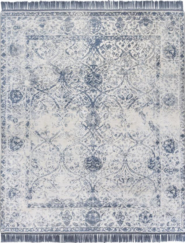 Винтажный ковер Rajasthan No.3 Silver Grey ☞ Размер: 150 x 240 см