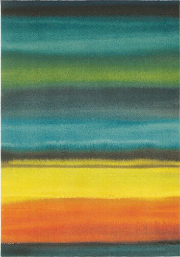 Разноцветный, яркий ковер "Абстракция" Kaleidoscope Stripe Col.1