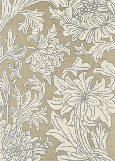 Голландский шерстяной ковер Chrysanthemum Sisal-Canvas 27001
