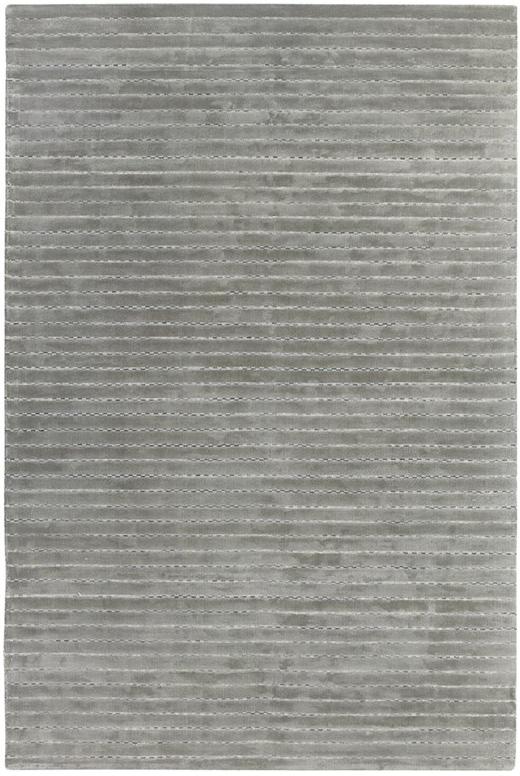 Серый с полосами ковер ручной работы Rigatoni Grigio