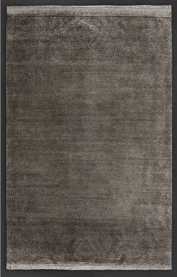 Ковер из шелка Grey Aurelia Mirror ☞ Размер: 140 x 200 см