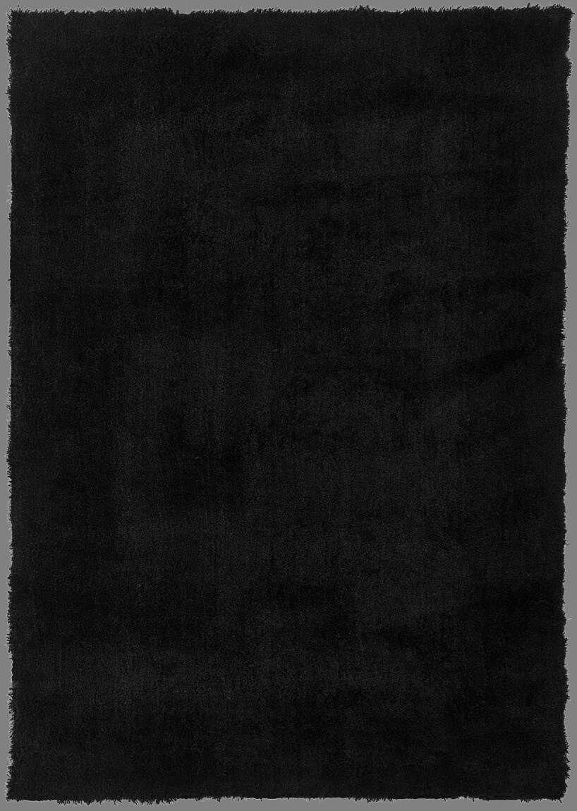Однотонный ковёр Shelly 06 Black