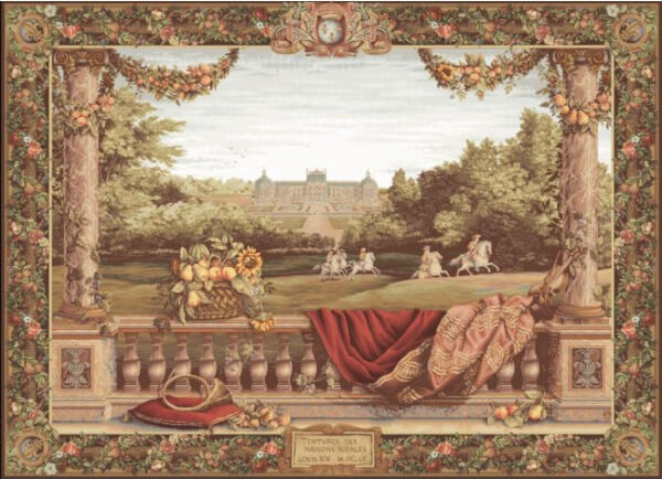 Гобелен «Терраса» Terrasse Au Chateau ☞ Размер: 110 x 150 см