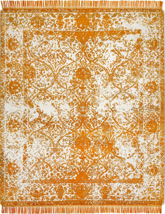 Оранжевый ковер Rajasthan Tibetan No.3B Copper