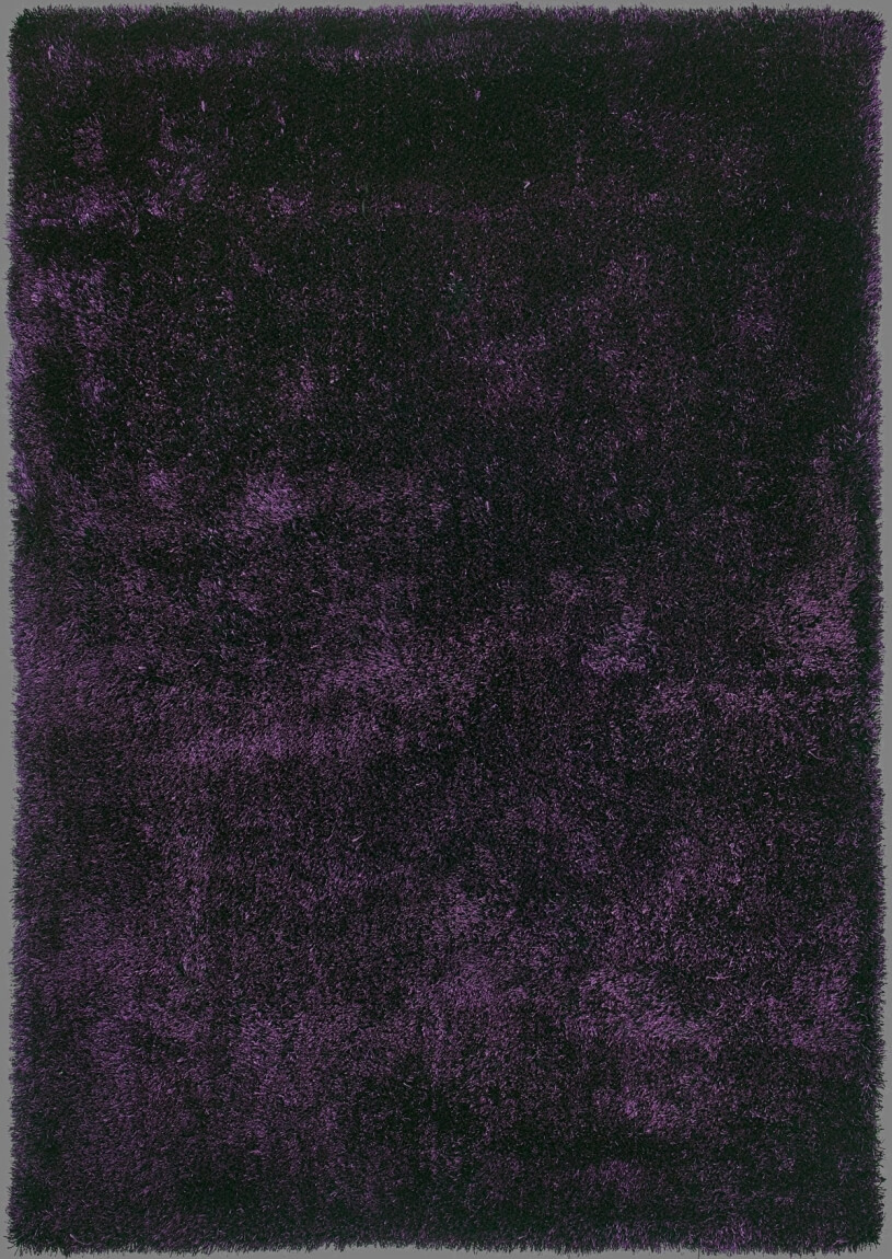 Однотонный ковёр Luxury Black Purple