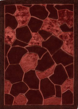 Современный шерстяной ковер Red Africa