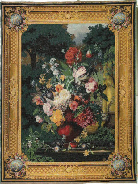 Гобелен «Фламандский букет» Grand Bouquet Flamand ☞ Размер: 150 x 200 см
