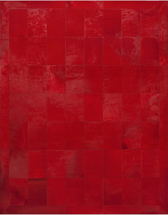 Красный ковер из шкур Andronicus