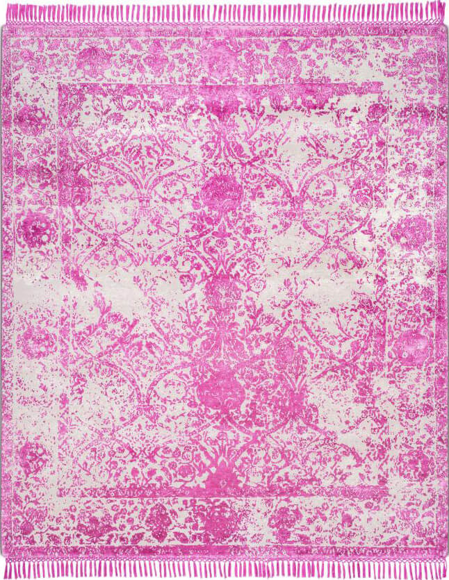 Традиционный ковер Rajasthan Tibetan Doma No.3B Eye Candy Pink ☞ Размер: 250 x 300 см
