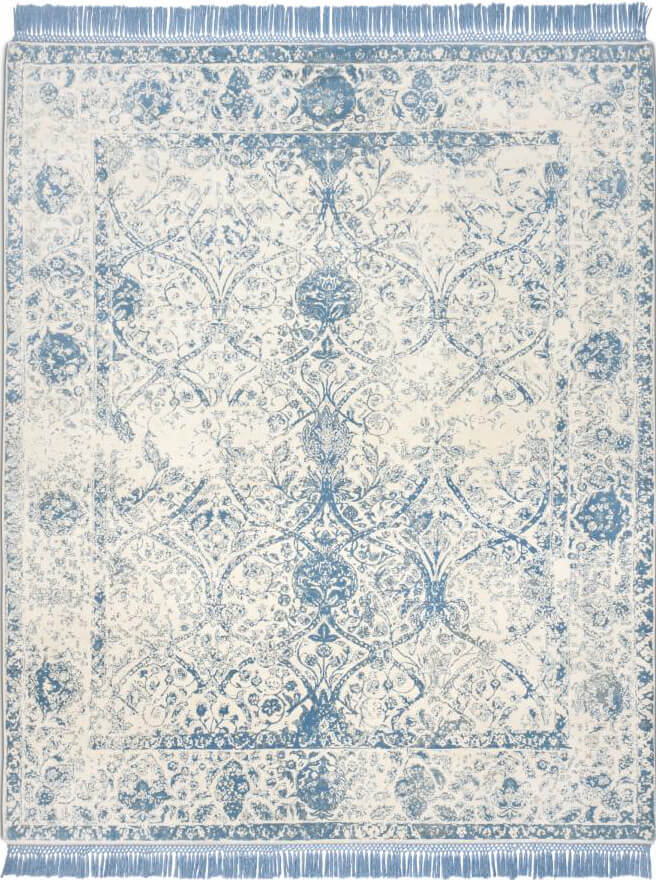 Традиционный ковер Rajasthan No.3 Light Blue Grey ☞ Размер: 270 x 270 см