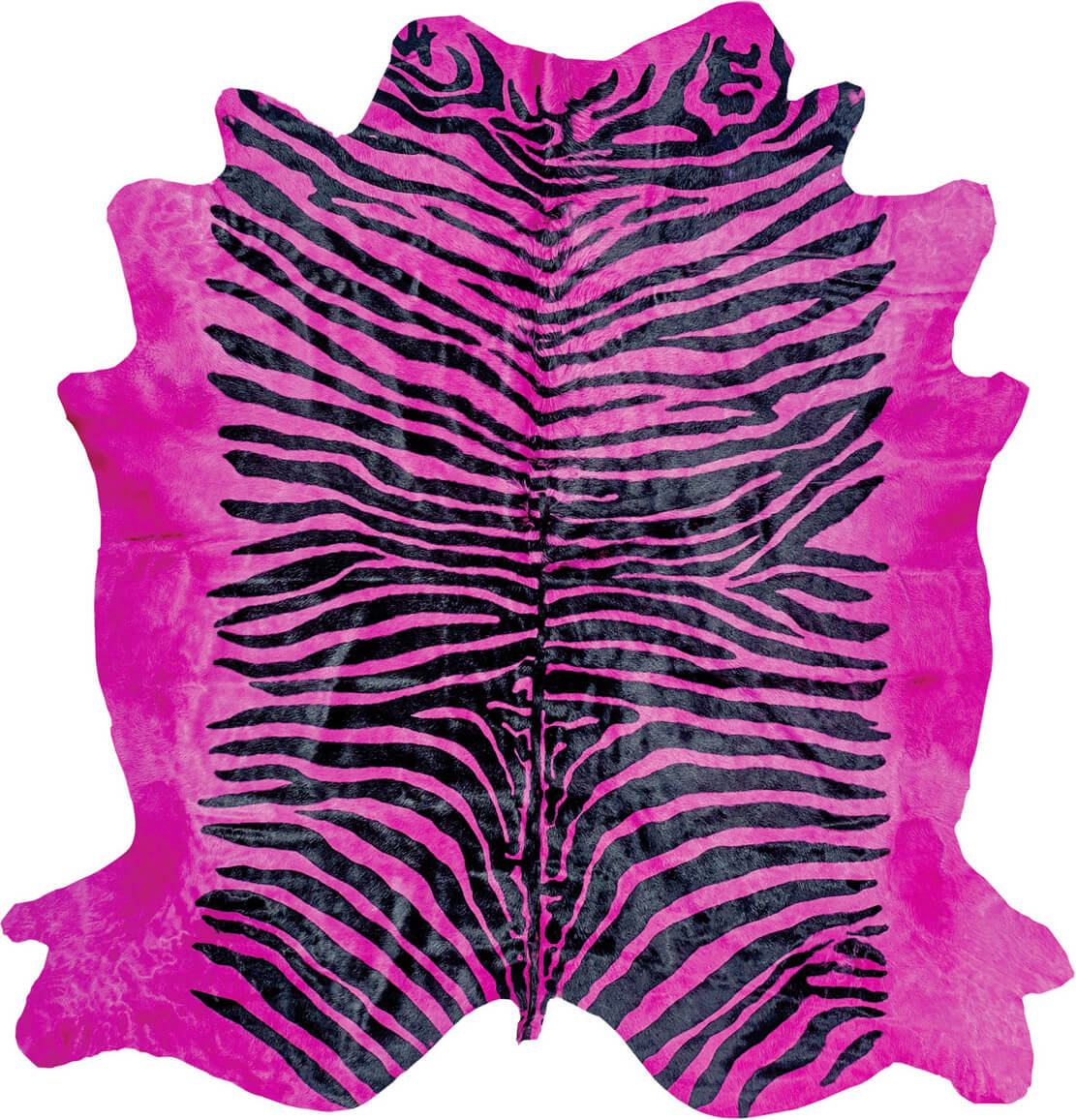 Шкура Pink Zebra Cowhide "Zebra Fuxia" Италия