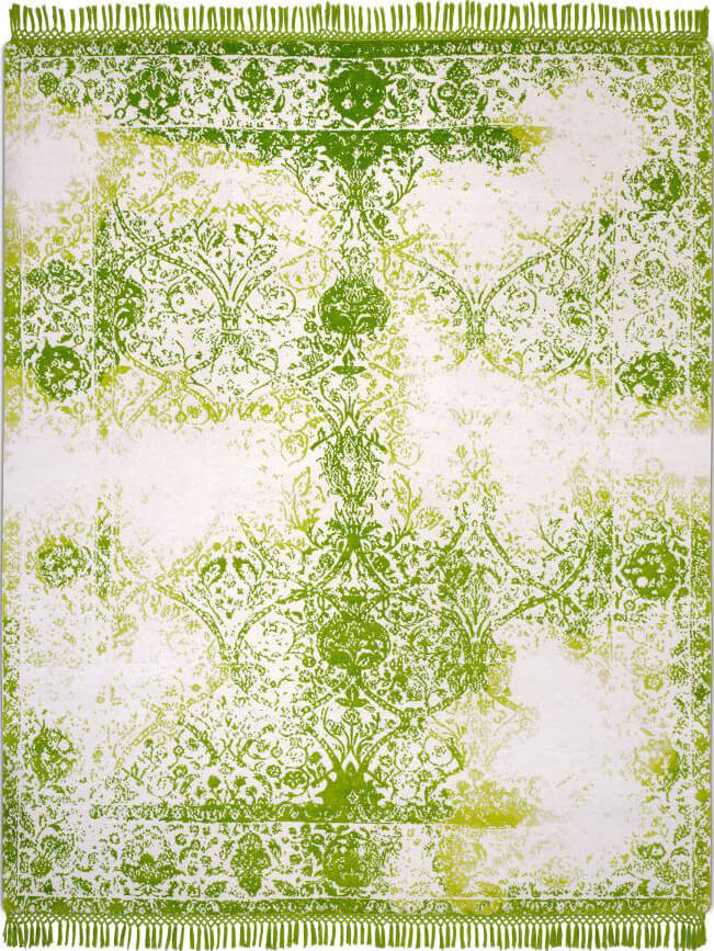 Зеленый ковер Rajasthan Tibetan No.3 Grass Green ☞ Размер: 270 x 270 см