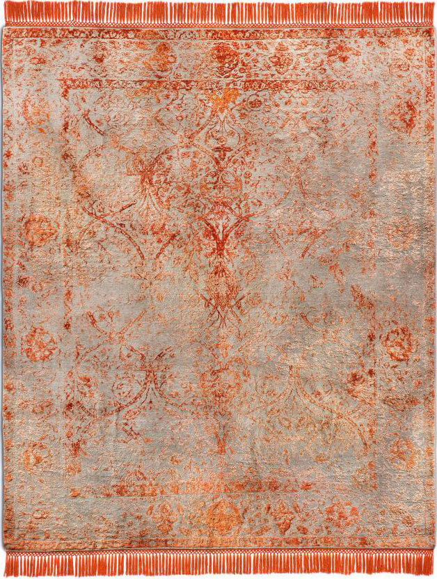 Старинный ковер Rajasthan No.3 Natural Grey ☞ Размер: 150 x 240 см