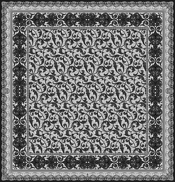 Элитный ковер Palladio серого цвета