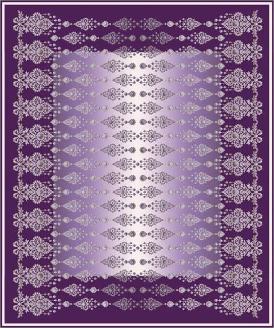 Элитный ковер Venetian Glass фиолетового цвета