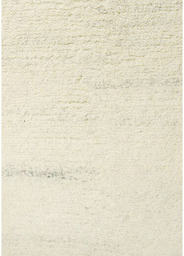 Однотонный ковер из шерсти цвета слоновой кости Yeti 51001
