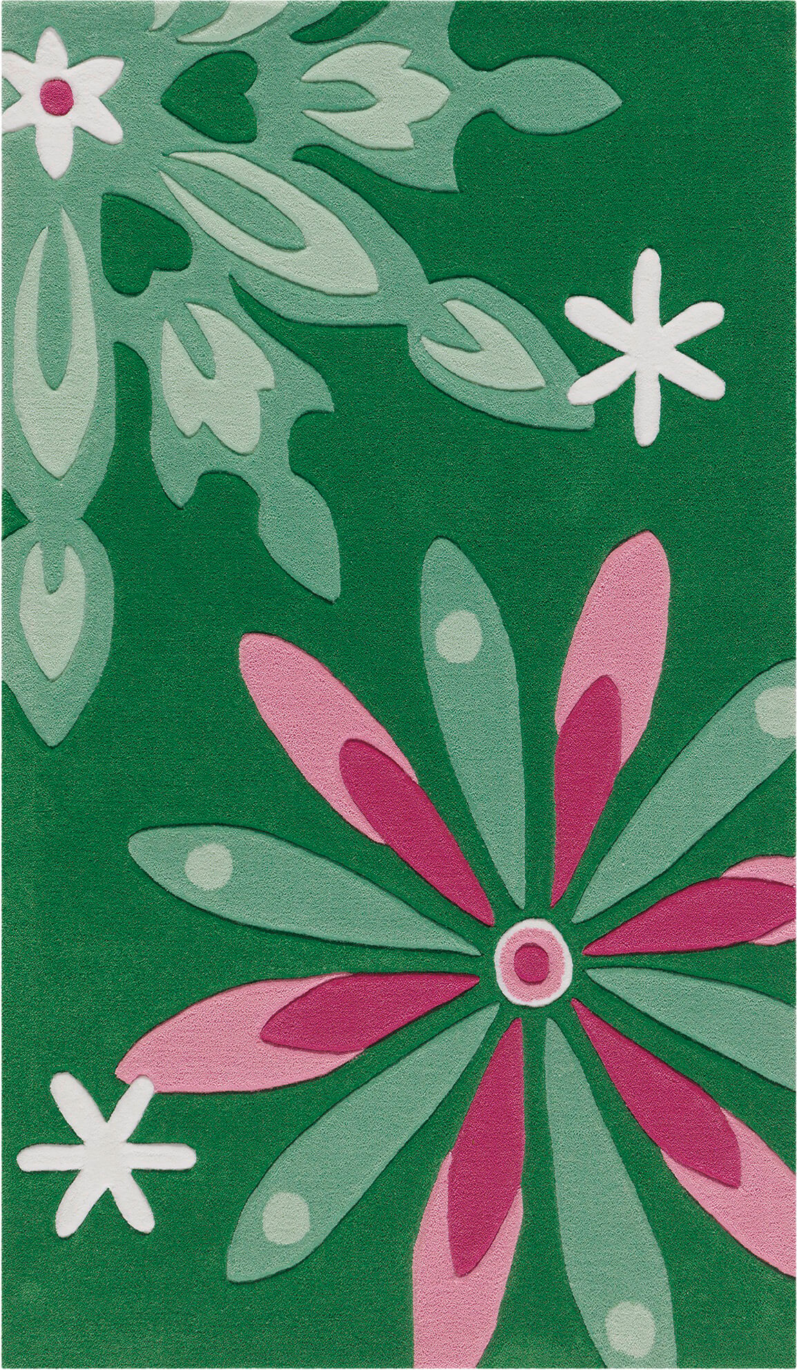 Зеленый ковер из акрила Joy 4185-62
