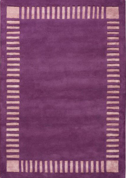 Ворсовый ковер фиолетового цвета Nadir 170 ☞ Размер: 140 x 200 см