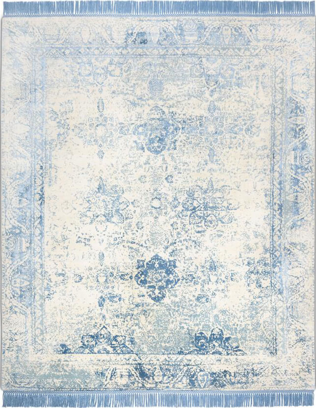 Винтажный ковер Rajasthan No.01 Light Blue Grey