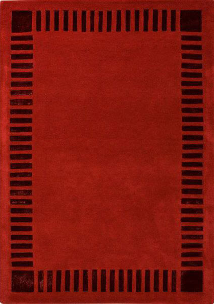Ворсовый ковер красного цвета Nadir 180 ☞ Размер: 110 x 170 см