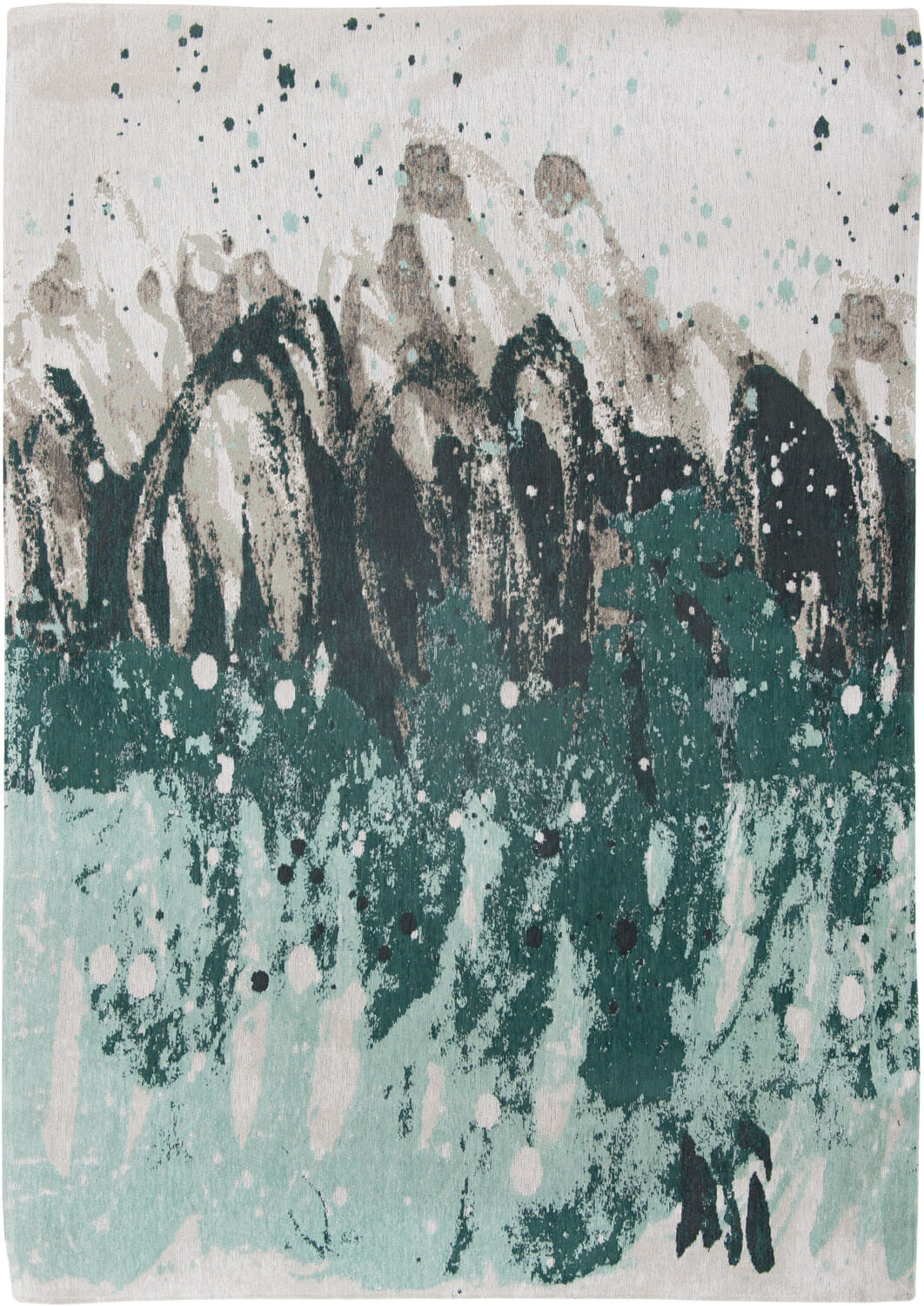 Бельгийский безворсовый ковер Green Waves ☞ Размер: 230 x 330 см
