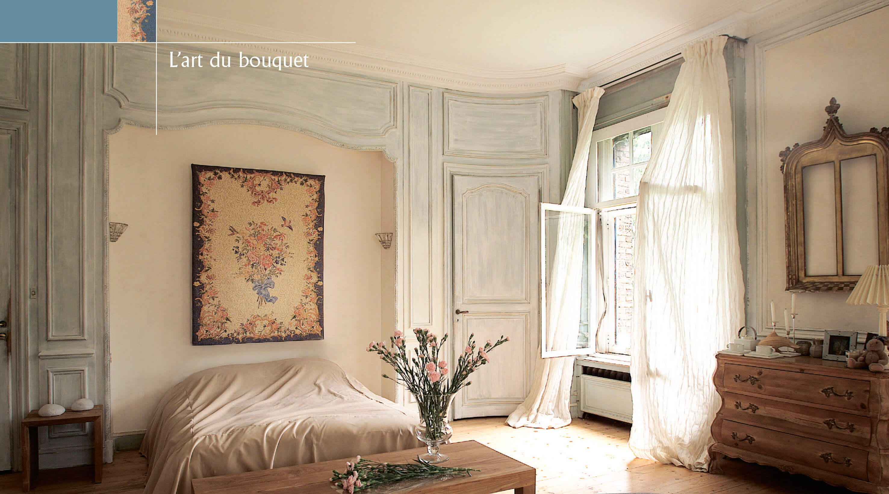 Гобелен «Букет Шенонсо» Chenonceaux Bouquet ☞ Размер: 75 x 150 см