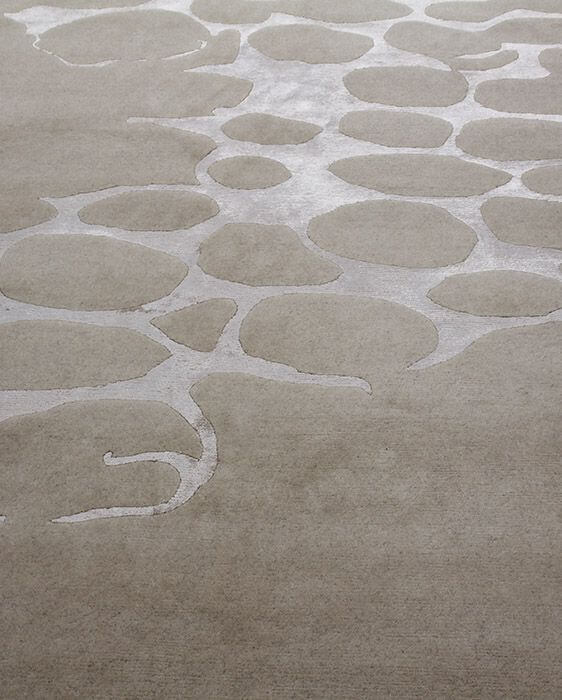 Дизайнерский ковер ручной работы Cobble Sand