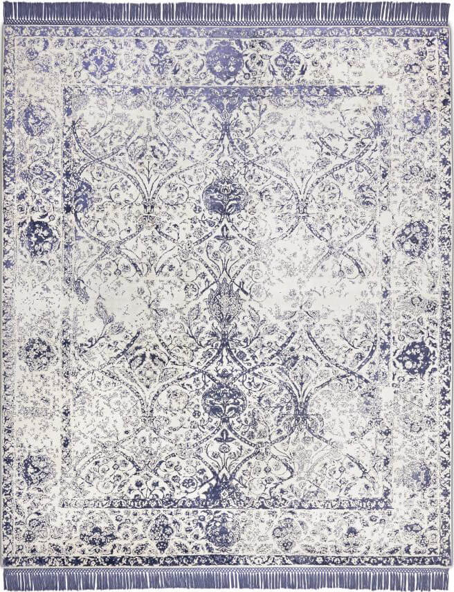 Винтажный ковер Rajasthan No.3 Mauve Grey ☞ Размер: 270 x 270 см