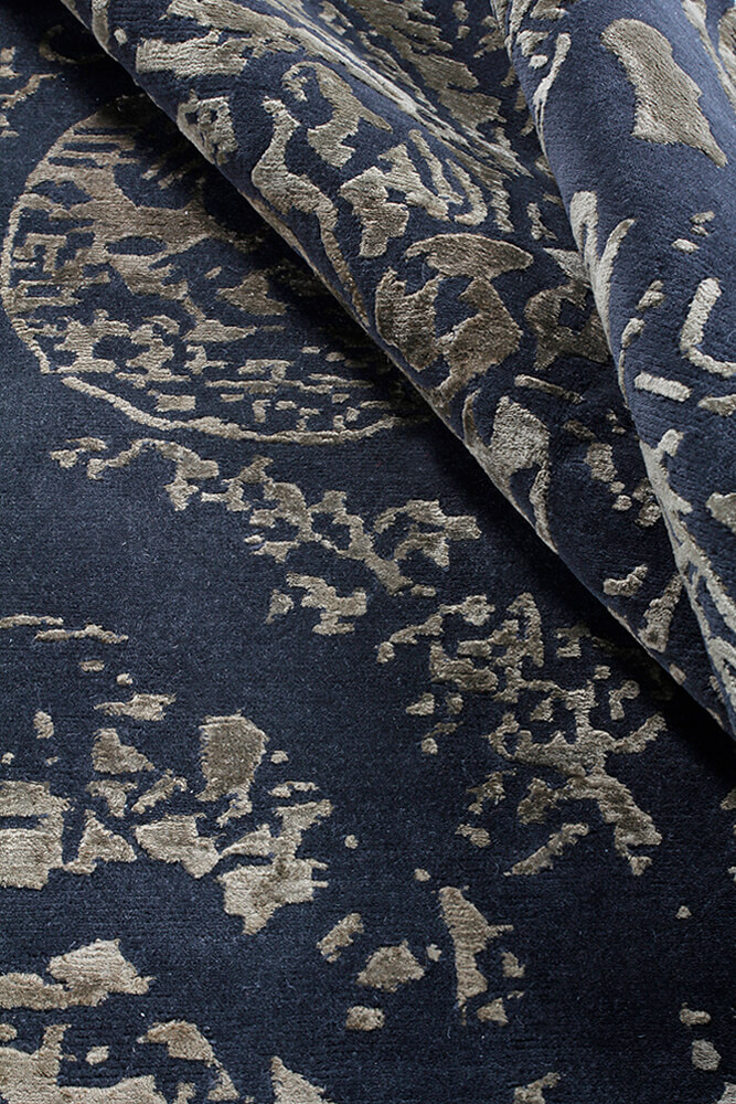 Элитный ковер ручной работы в современном стиле Sumatra charcoal