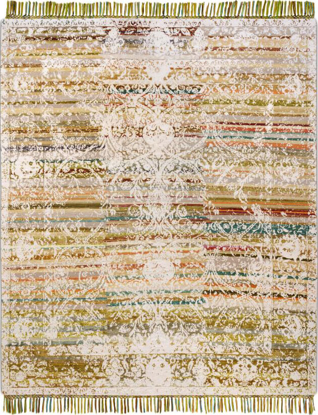 Полосатый ковер Rajasthan Tibetan Eco No.3B 1119 ☞ Размер: 270 x 360 см