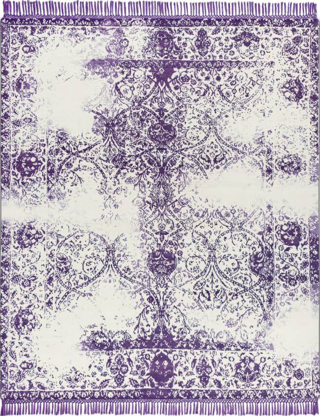Старинный ковер Rajasthan Tibetan No.3 Deep Purple ☞ Размер: 180 x 270 см