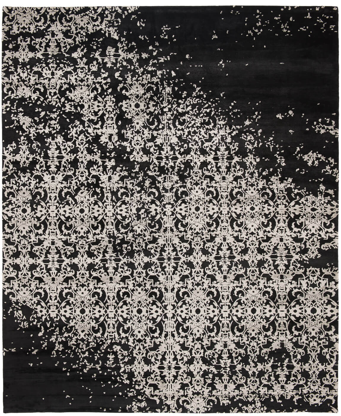 Элитный ковер Milano Raved черно-белый германского бренда Jan Kath