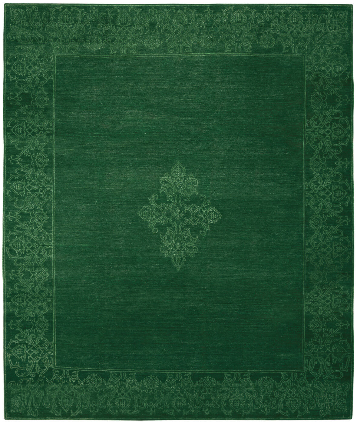 Ковер Florenz зеленый из коллекции Яна Ката в стиле современная классика