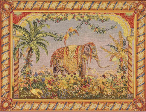 Гобелен «Слон» Elephant ☞ Размер: 110 x 150 см